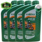 4 litros moto 4t 20w50 lubrificante mineral lubrax