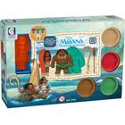 4 Massinha Modelar Atóxica Moana Colorida Forminha Criança - Cotiplás