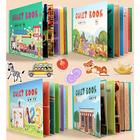 4 Pack Montessori Quiet Book for Toddlers, Montessori Busy Book for Kids to Develop Learning Skills, Montessori Learning Materials Homeschool Preschool Activity Book Toys (4 Pack)