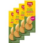 4 pacotes de Biscoito Vanilla Creams Zero Açúcar Schär 115g