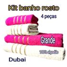 4 peças Toalha de banho rosto banheiro treino fit piscina praia cozinha casa banheiro