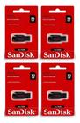 4 Pendrives Sandisk 32gb Entrada Usb 2.0