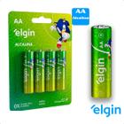 4 Pilhas AA1.5V LR6 Alcalina Elgin