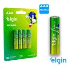 4 Pilhas AAA1.5V LR03 Alcalina Elgin