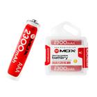 4 Pilhas Recarregáveis Aaa Mob4Aaa23 2.300Mah 1.2V Mox