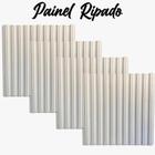 4 Placas Decorativas Painel Ripado Elegancia 50X50