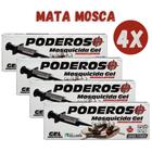 4 Poderoso Mosquicida Gel Mata Mosquito Mosca Varejeira 10g