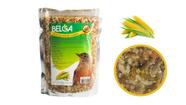 4 Rações/ Pássaro Preto Sabiás Melros Oleosa Milho Verde 500g - Belga