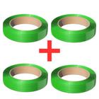 4 Rolo de fita pet 19mm arquear cintar pallet embalagem poliester