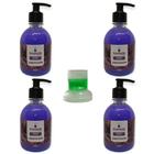 4 Sabonete Líquido Perfumado Grosso Hidratante Corporal Cheiroso 250ml Marca Senalândia + Envio Já