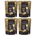 4 Suprema Selecta Grãos Reino das Aves Para Calopsita 700g