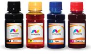 4 Tinta Compatível HP 21 22 27 28 56 e 57 de 100ml BK Pigmentado