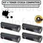 4 Un Toner Compatível Cf283a 83a Para M125A M201 M225 M226 M202 M127FN M127FW - PREMIUM