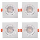 4 Und Spot Led Embutir direcionavel 5w Quadrado 3000k Vany*