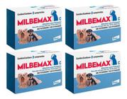 4 Vermífugo Milbemax C P/ Cães Até 5kg Com 2 Comprimidos