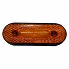 4 X Luz Lanterna Lateral 3led Facchini Carreta/caminhão Reboque Bivolt AMBAR ( LARANJA)