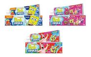 40 Gel Dental Dentil Kids Infantil Fluor Cálcio Bob Esponja