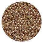 400 pçs miçanga bola lisa dourada 4mm p/ bijuterias, colares e pulseiras - loop variedades
