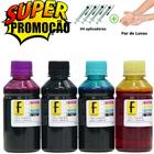 400ml Kit Tinta Recarga Compatível Cartucho 664 Hp 2136 3636 3836 + Com Manual de Instrução - KINGS OF INK