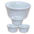 48 Ramekin Pp De Porcelana 40ml Mostarda Maionese Ketchup - Ta na Mão