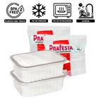 48un Marmitas Descartável Fitness Freezer E Microondas 750ml - PRAFESTA