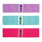 4KOR Hip Bands (3 Grippy: Pink, Aqua, Lavanda) XHeavy, Medium, e Light Resistance Levels for Activating Hips and Glutes - 4KOR Fitness