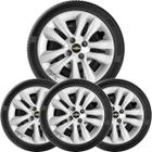 4Un Calota Onix Prisma Agile Corsa Aro 15 Prata 192Cp