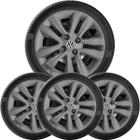 4Un Calota Up Gol Voyage G6 G7 Aro 14 Grafite 191Cb