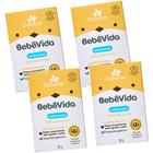 4UN Sabonete Vegetal Bebe Vida Leite de Arroz 90g Davene