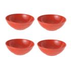 4un Tigela bowl 700ml salada petiscos Vermelho 17cm