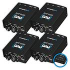 4x - Amplificador de fone PM5 ( XLR ) - Whitech