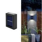 4x Arandela Solar Slim 2 Focos Luminaria Parede Externa Ip65