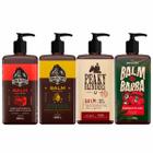 4x Balm Barba Negra Lemon Peaky Blinders Guaraná Don Alcides