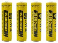4x Bateria 18650 15800mah 4.2v C/ Chip Série Gold Jws - 4uni