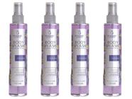 4x Body Splash Desodorante Colônia Ameixa 130ml