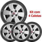 4X Calota Fiat Uno Palio Mobi Way Todos Anos 156Cb