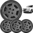 4X Calota Gm Corsa Classic Aro 13 Grafite 069Cb