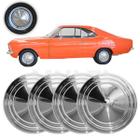 4X Calota Gm Opala 1975 1976 1977 Cromado Chapeu Chines