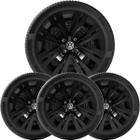 4x Calota GOL SAVEIRO VOYAGE G7 2023 Aro 15 Preto NOVO 250cp