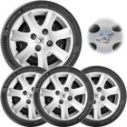 4x Calota Peugeot 206 207 208 Aro 14 com Emblema Boton 867cb