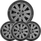 4x Calota VW FOX SPACEFOX POLO Aro 15 GRAFITE Com Logo 017cp