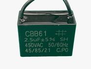 4x Capacitor Partida 2,5uf/450v Fio 38x18x28mm Cbb61