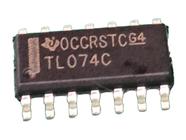 4x Circuito Integrado Tl074cdr Tl074 Smd Soic-14 Texas