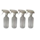 4x frasco pulverizador borrifador 500ml jardim planta cabelo