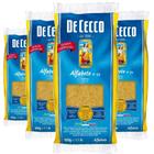 4X Macarrão Italiano De Cecco Alfabeto 500G