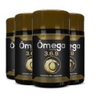 4X Omega 3 6 9 60Caps Peixe Linhaça Borragem Hf Suplementos