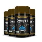 4x OMEGA 3 ALASCA 33/22 CONCENTRADO 1450MG 60CAPS PREMIUM - HF SUPLEMENTOS