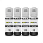 4x Refil Tinta New Print 544 Para Epson L3150 L3250 L3110 L5190 L3210 L5290 L1250 L5590 T544 Preto