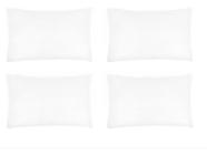 4x travesseiro branco tecido matelasse super macio confortavel não baixa resort 50 x 70 casa - SHOP NOW