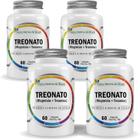 4x Treonato (Magnésio + Treonina) 600Mg 60 Caps Flora Nativa - Flora Nativa do Brasil